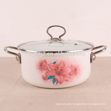 New Design Kinds of 5PCS Enamel Cookware Set